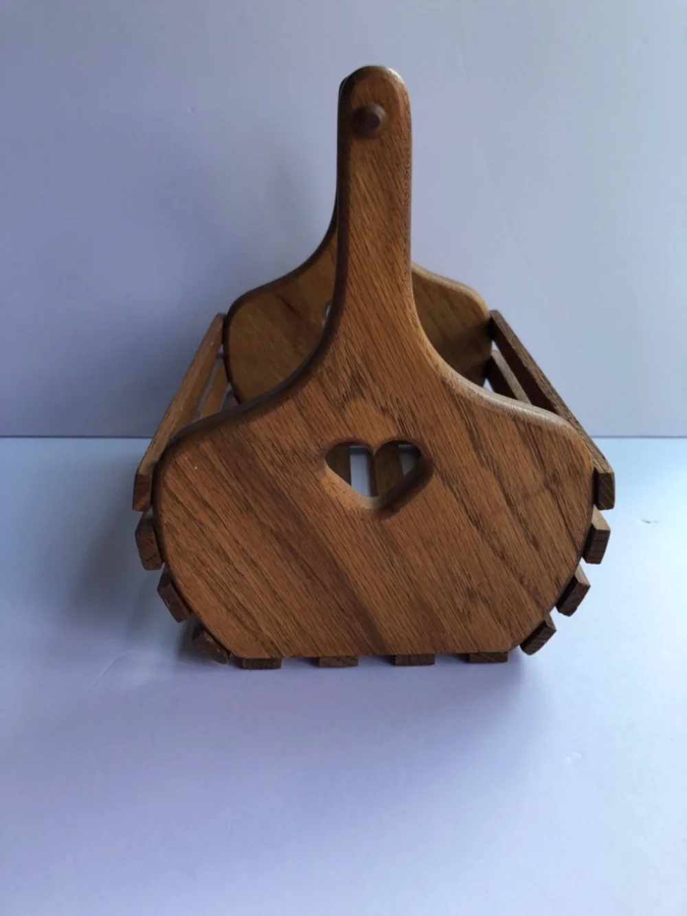 Wooden heart napkin holder cottagecore
